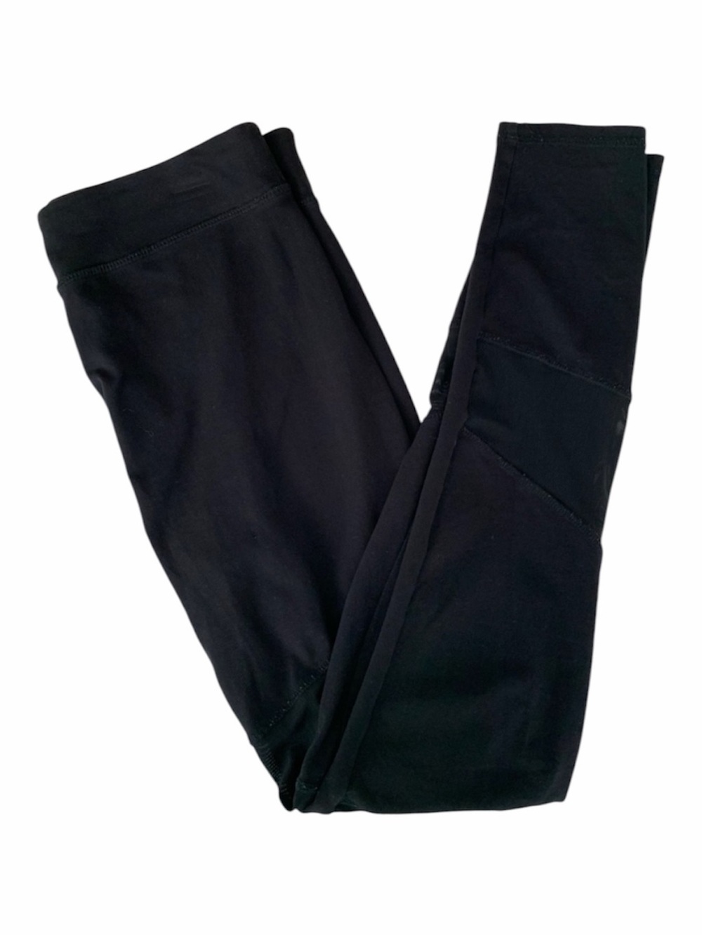Forever 21 Black Mesh Cutout Leggings Womens Medium Pocket Active Yoga Pants